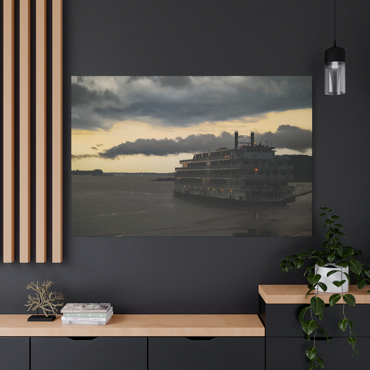 Riverboat at Dusk