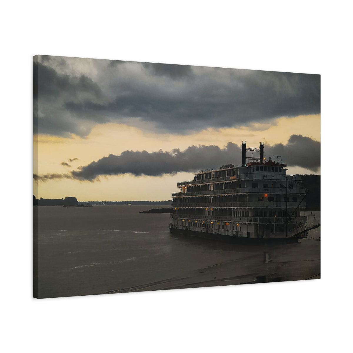 Riverboat at Dusk